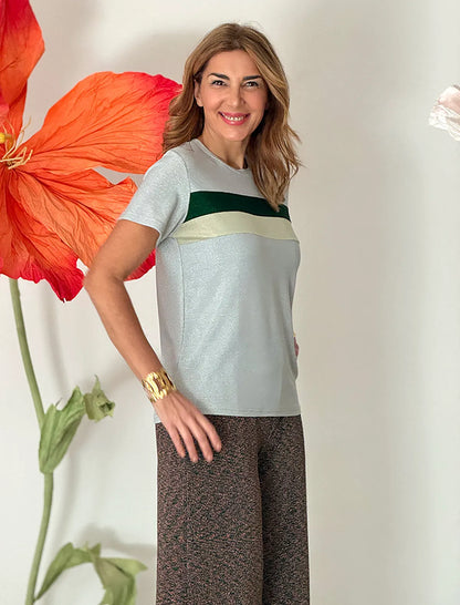 Camiseta listas chic