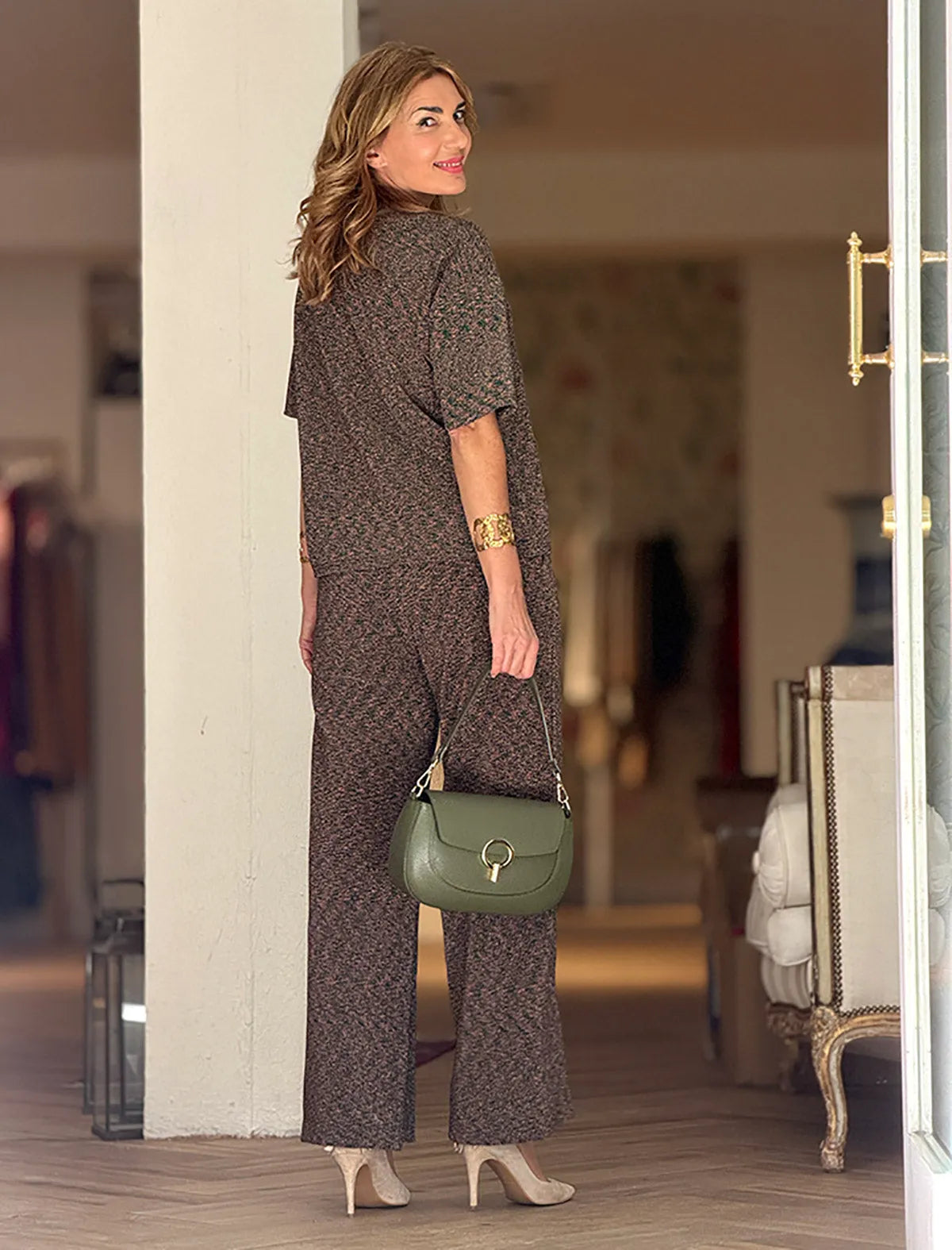 Pull chic verde