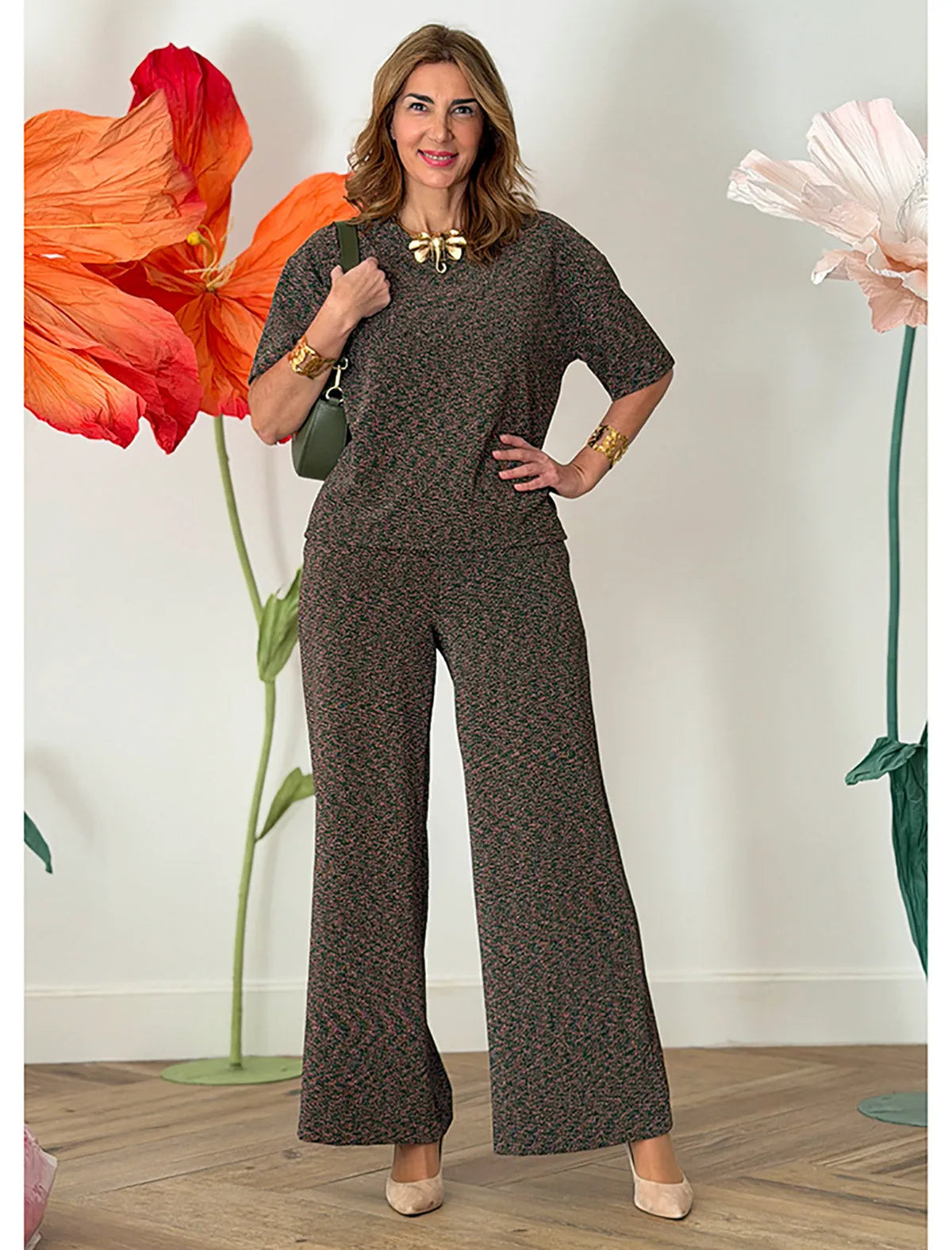 Pull chic verde