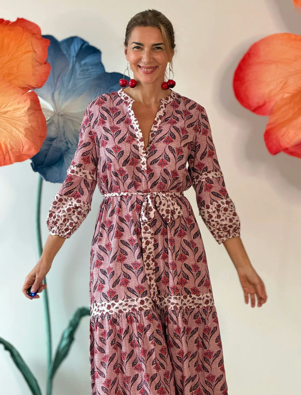 Vestido floral provenza