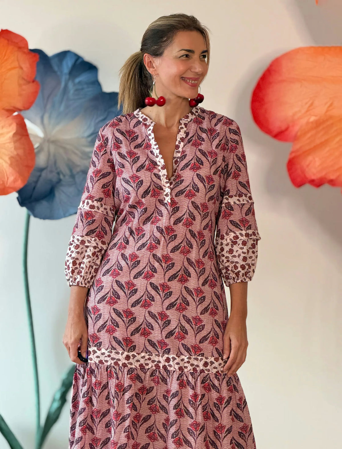 Vestido floral provenza