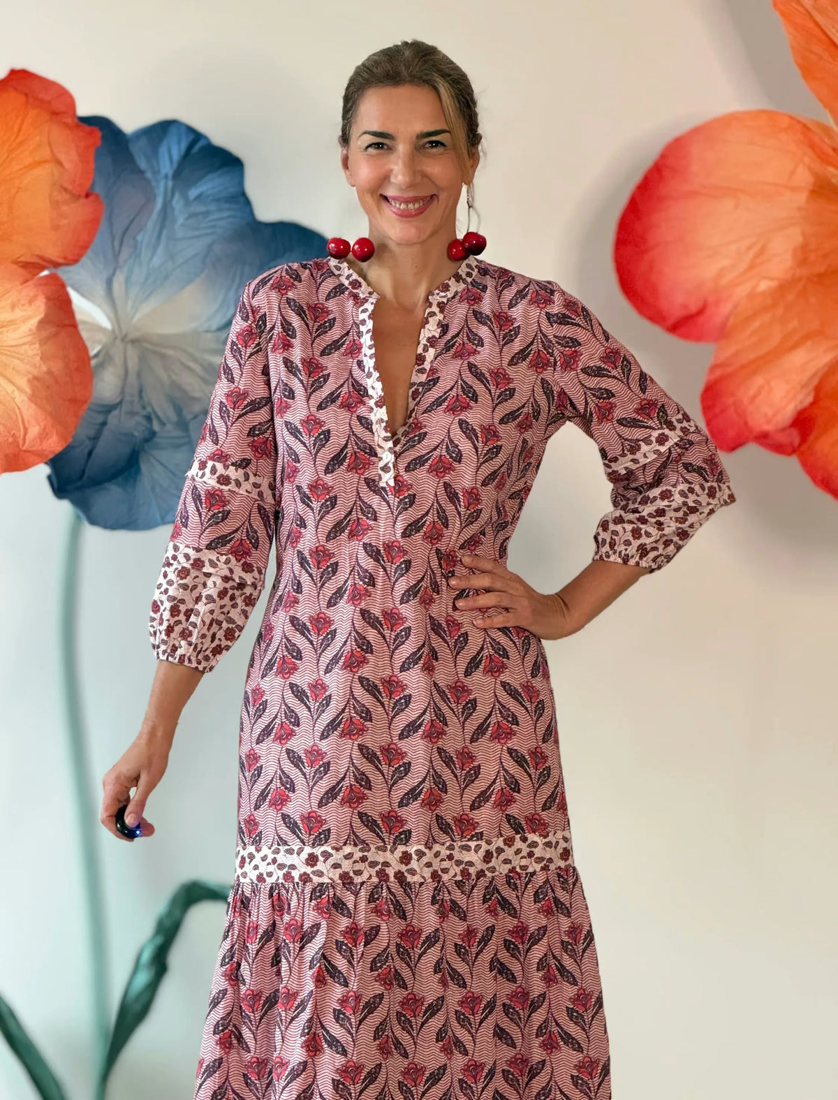 Vestido floral provenza