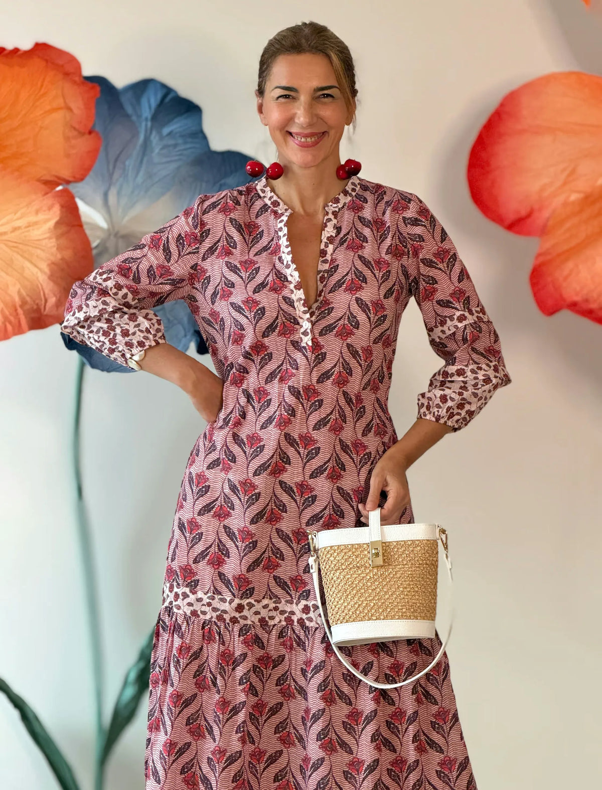 Vestido floral provenza