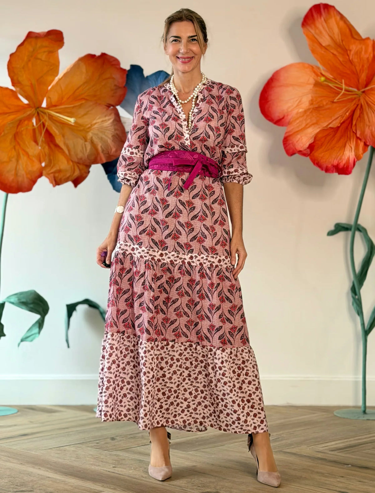 Vestido floral provenza