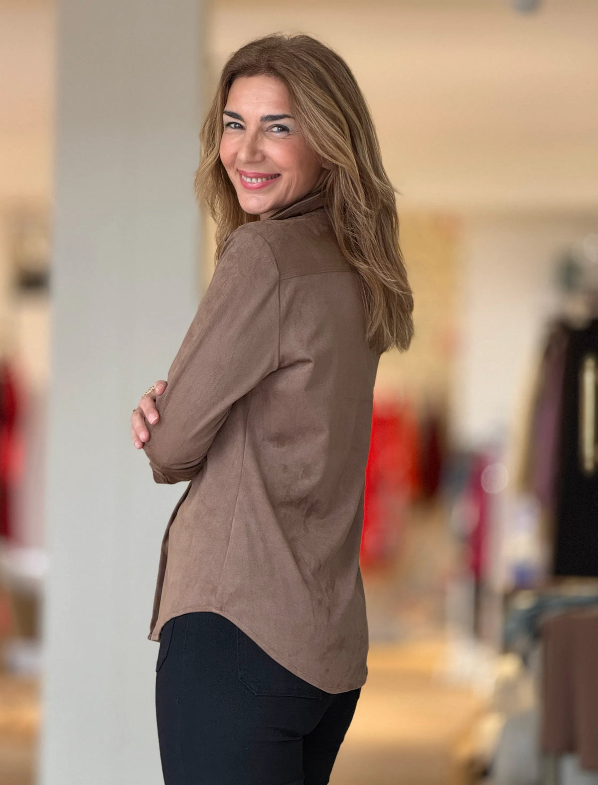 Camisa ideal visón