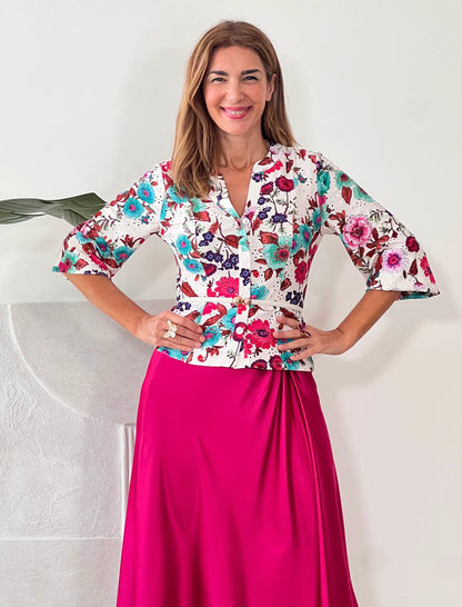 Falda Fucsia Linda