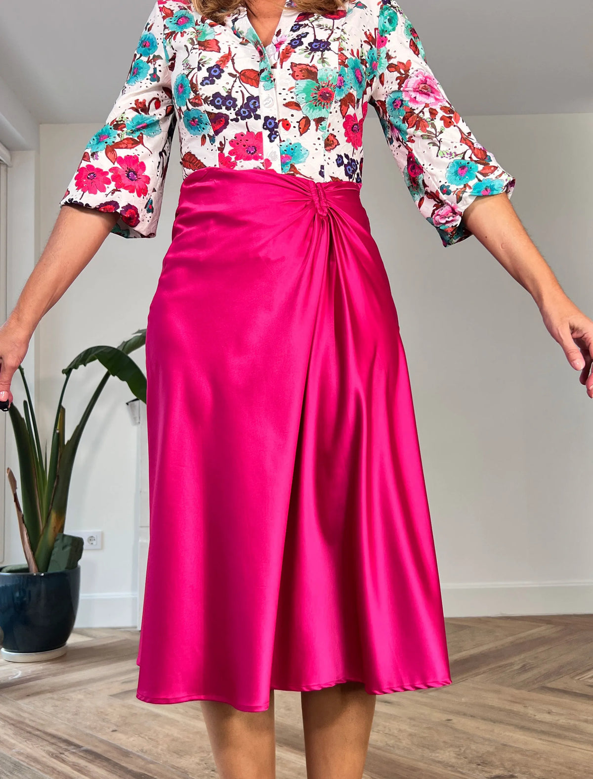 Falda Fucsia Linda