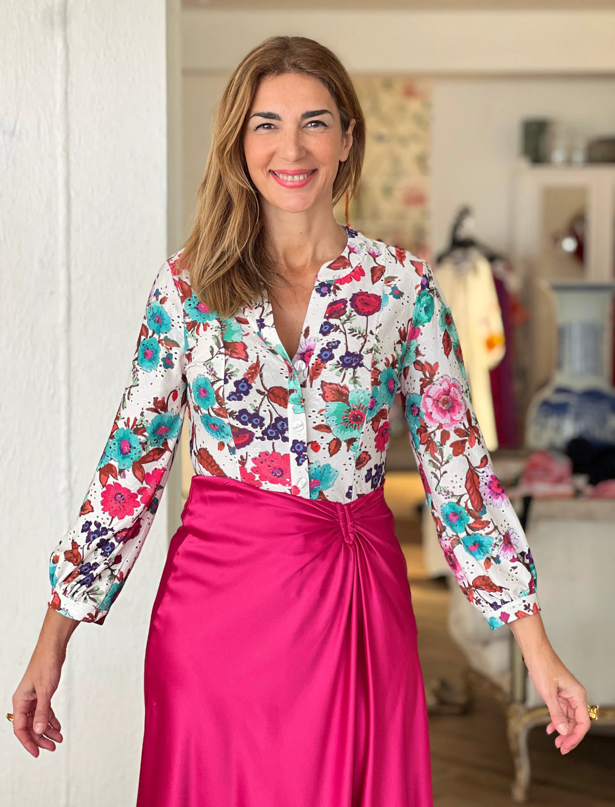 Falda Fucsia Linda
