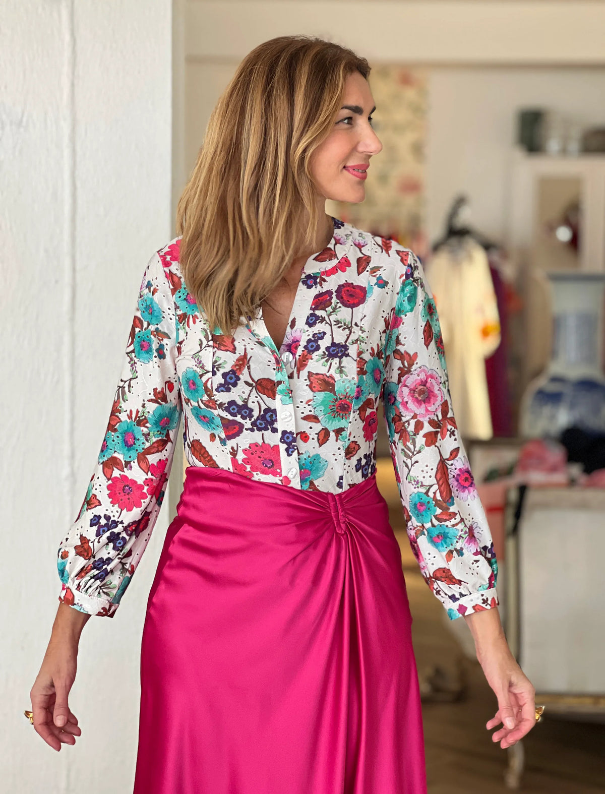 Falda Fucsia Linda
