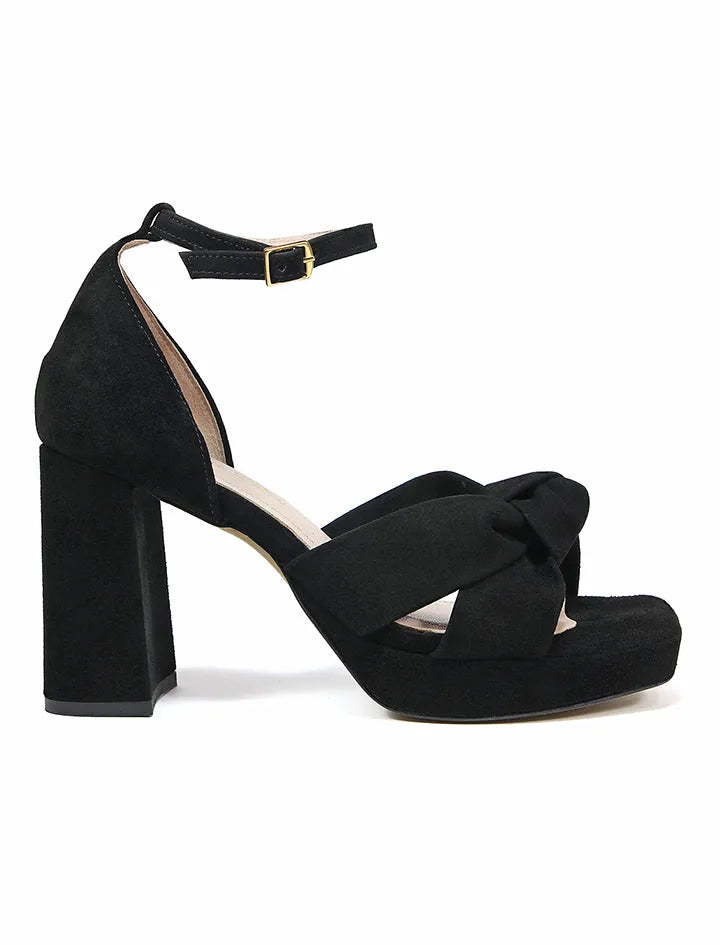Sandalia Cloe Ante Negro