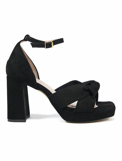 Sandalia Cloe Ante Negro