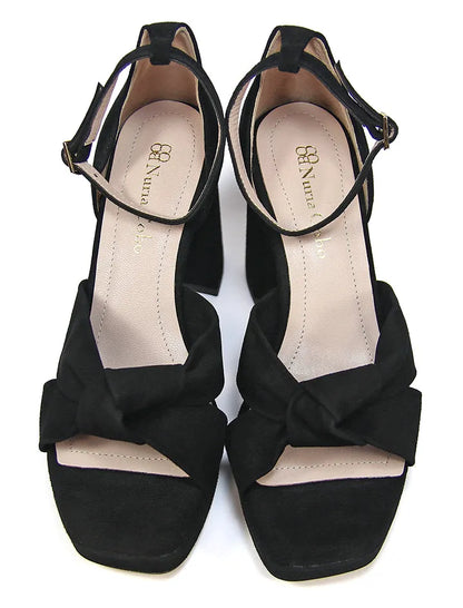 Sandalia Cloe Ante Negro