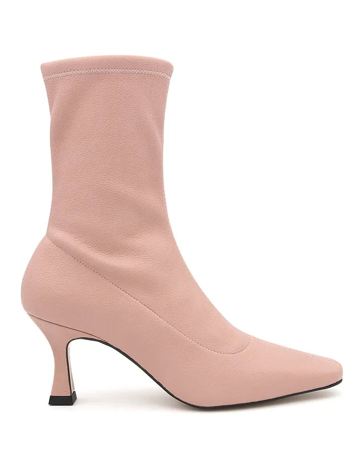 Botín Poppy Nude