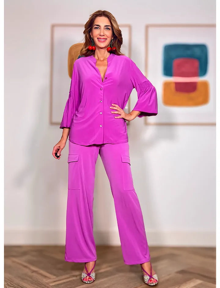Pantalón cargo perfecto rosa