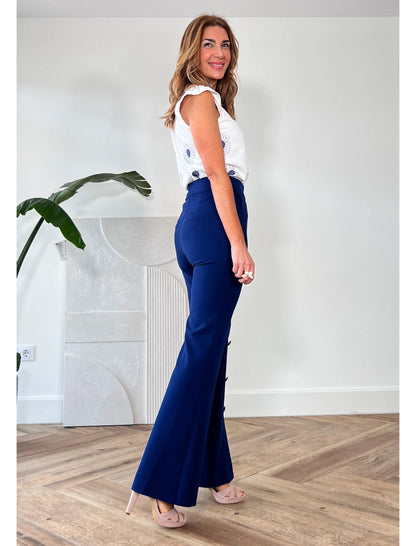Pantalón más que ideal azul