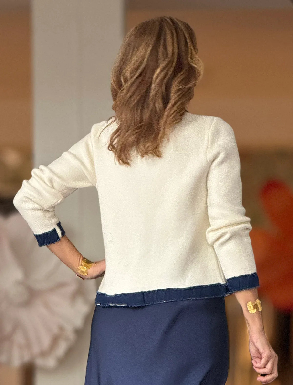 Chaqueta punto denim