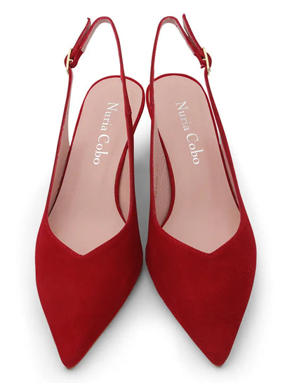 Zapato de salón favorecedor Rojo
