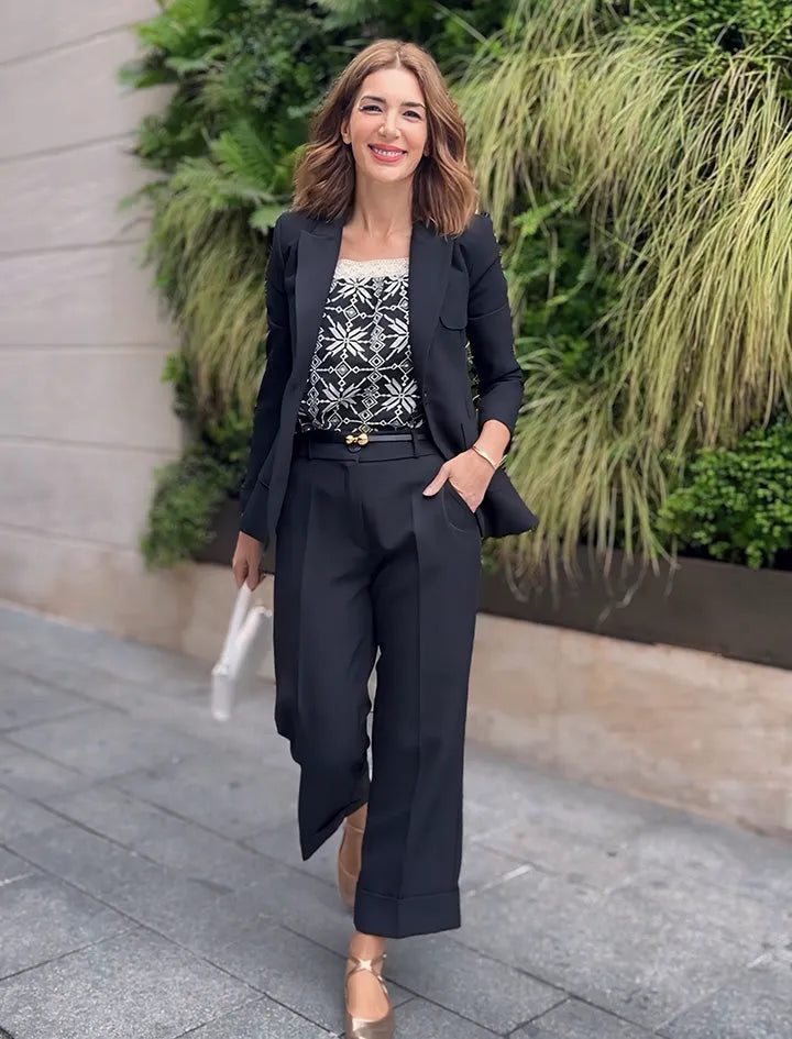 Chaqueta Negra Blazer Slim
