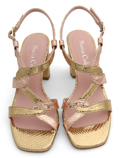 Sandalia Jade oro