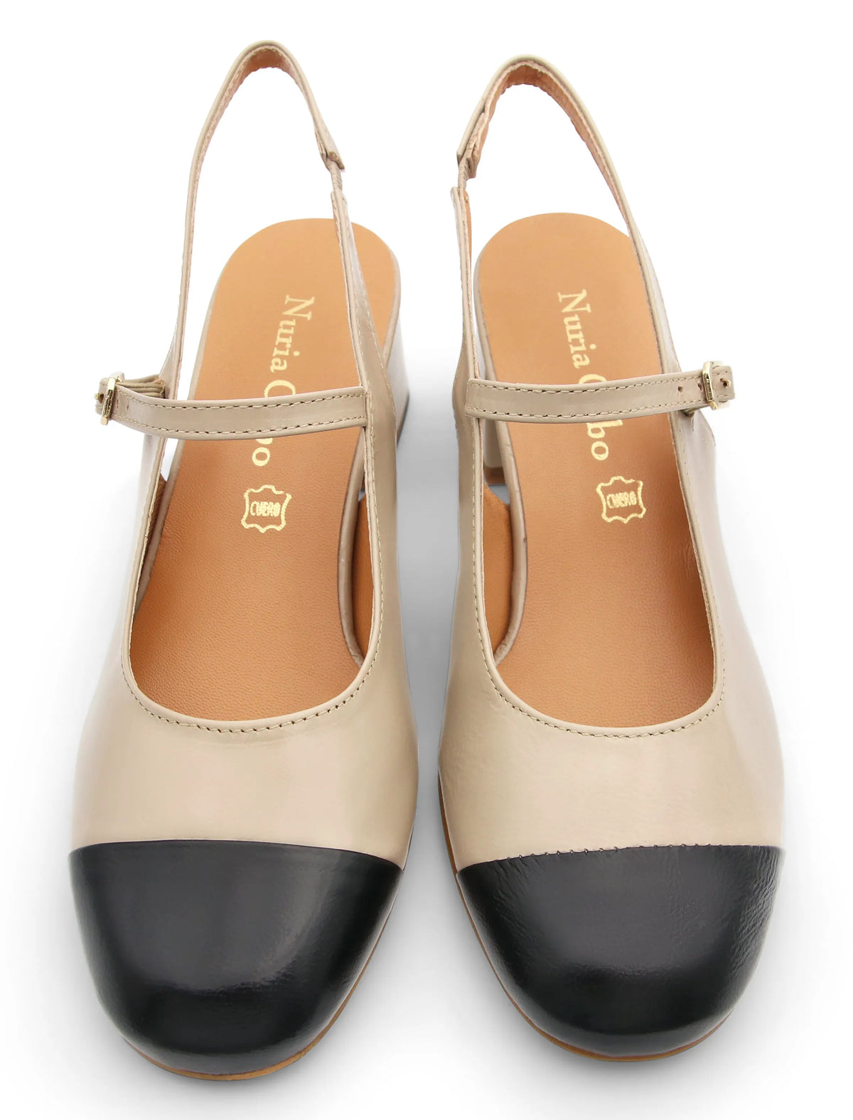 Mary Jane Coco camel/negro