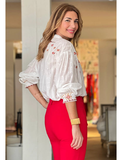 CAMISA BORDADA ARTESANA