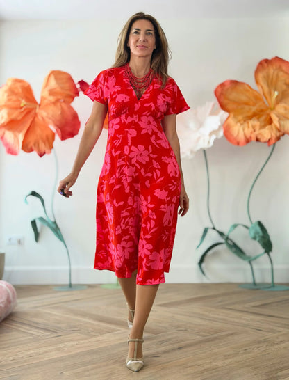 Vestido midi alegre