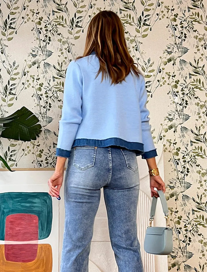 Jeans más bolsillos claro
