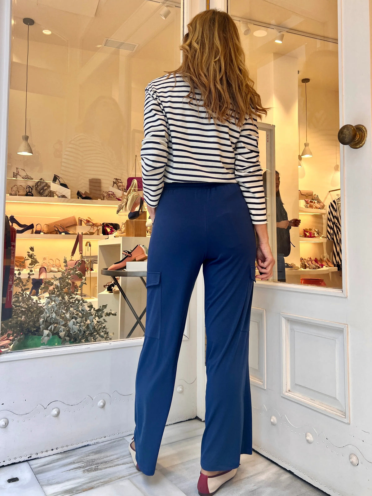 Pantalón cargo perfecto marino navy