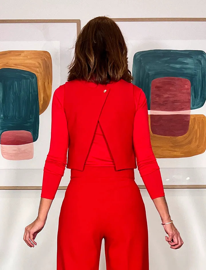 Top distinto rojo