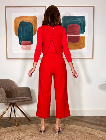 PANTALON IMPRESCINDIBLE ROJO