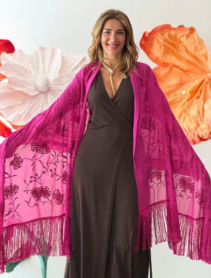 Vestido Muy favorecedor marrón chocolate