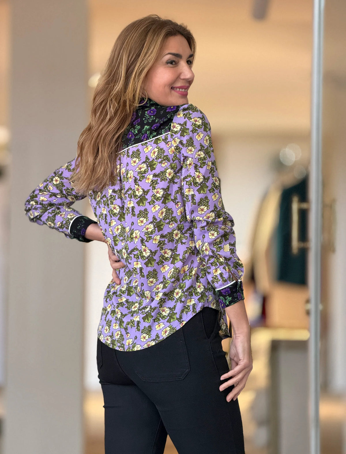 Camisa de flores