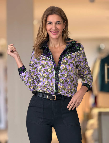 Camisa de flores