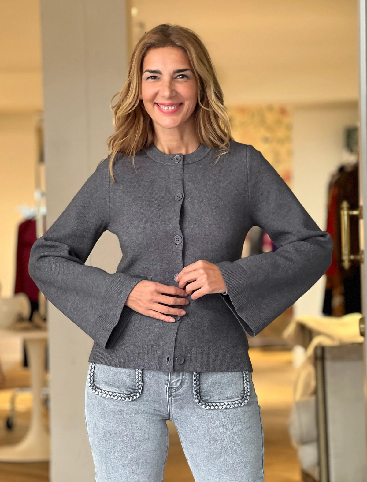 Rebeca entallada ideal