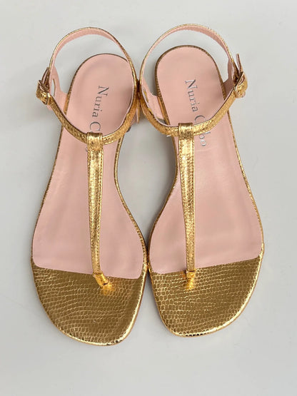 SANDALIA IMPRESCINDIBLE CHIC ORO