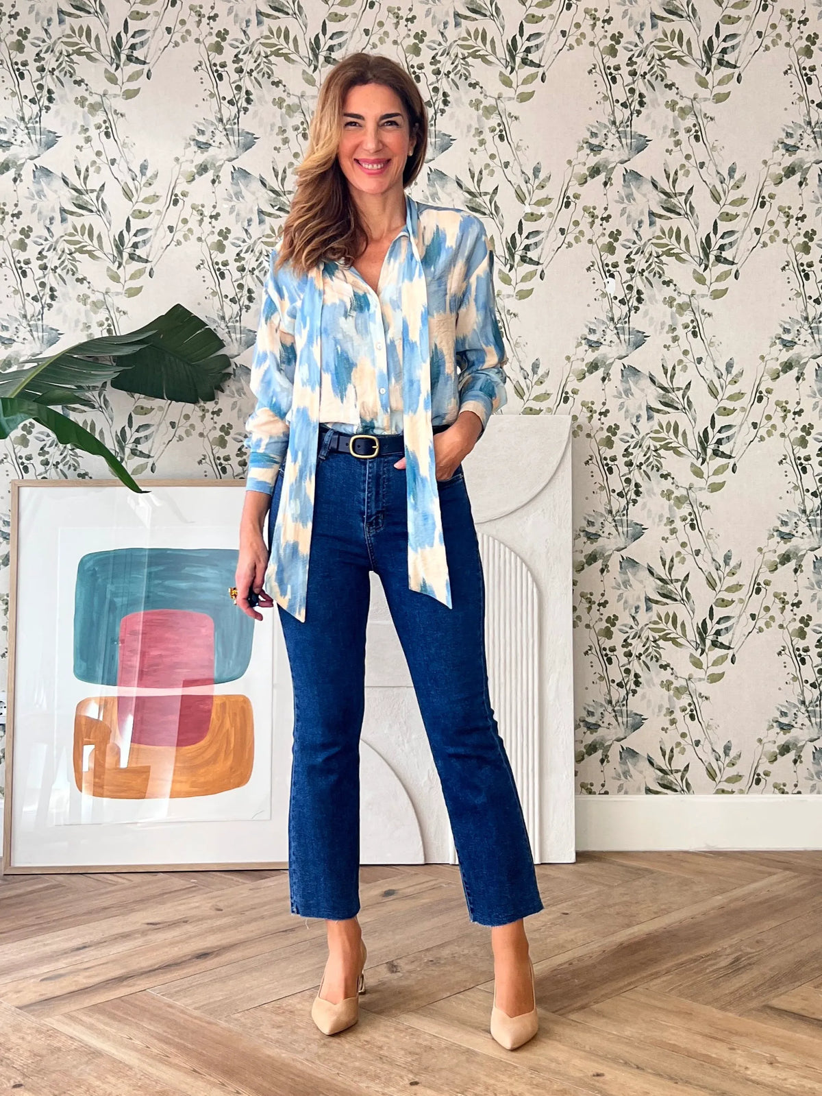 Jeans flare bonito