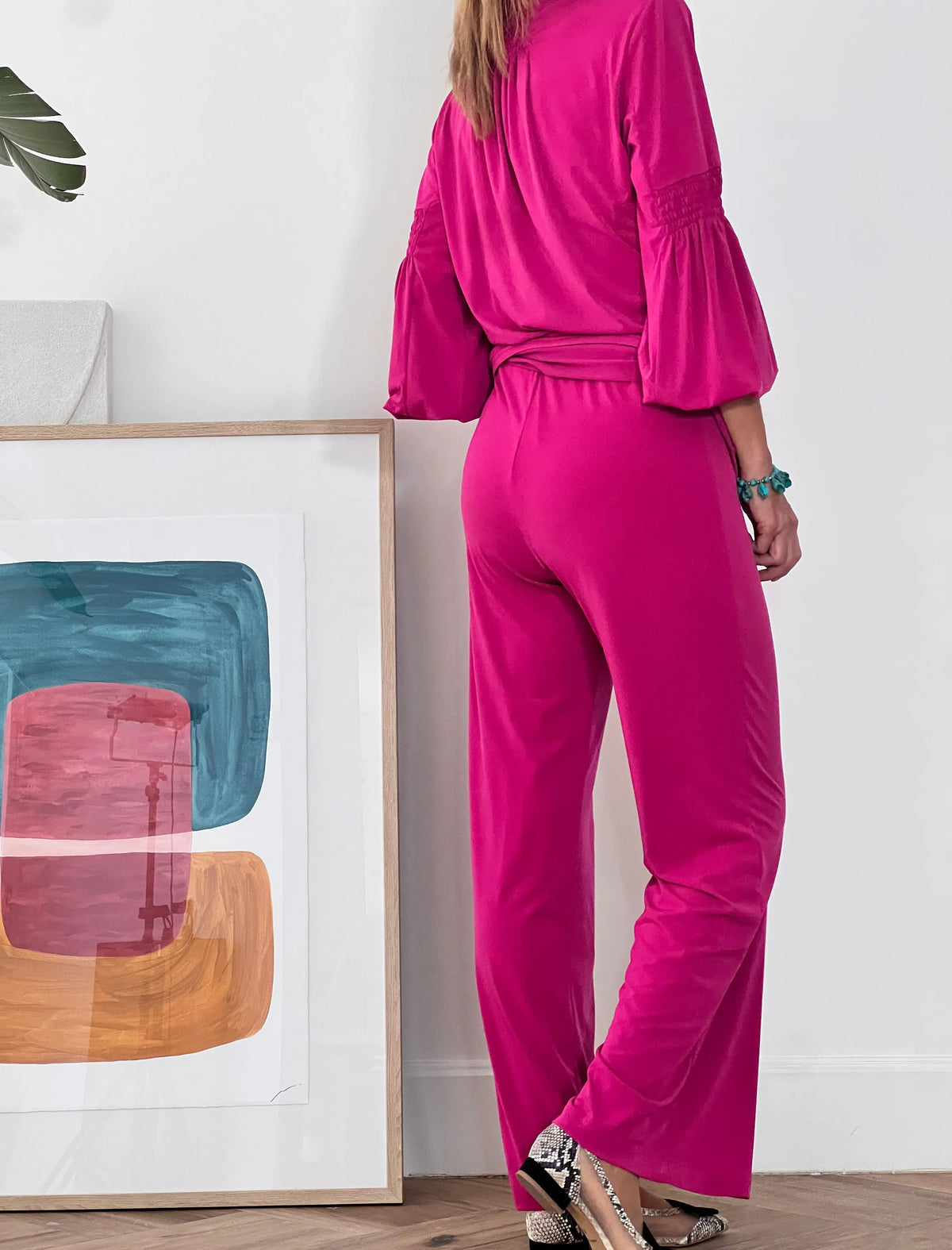 Pantalón Soft Favorecedor Buganvilla