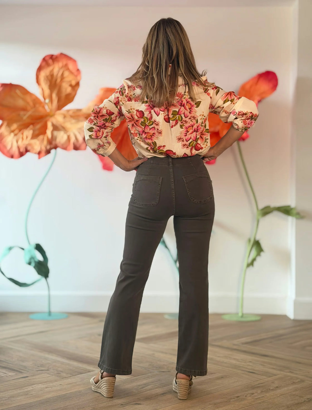 Camisa de flores idealisima