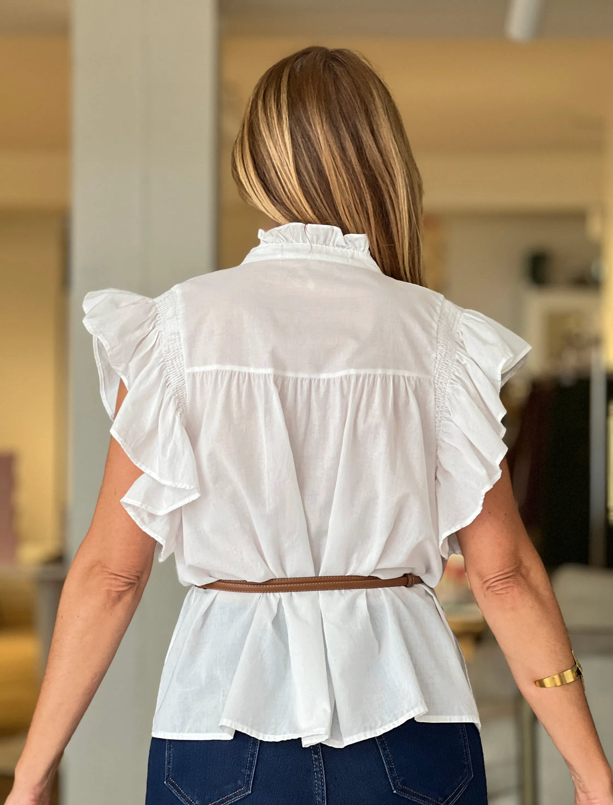 Camisa Marieta de encajes