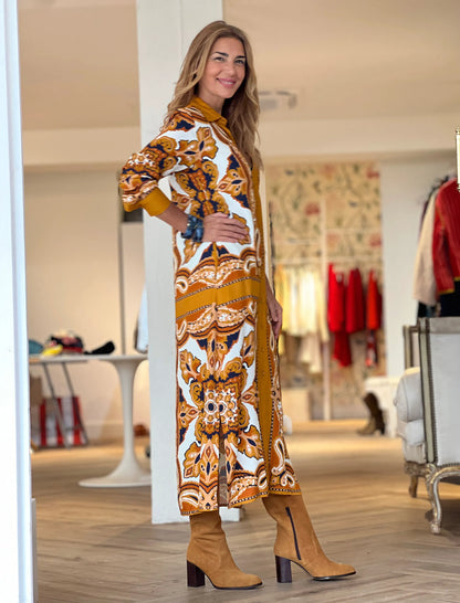 Vestido de viscosa Nuria Carolina