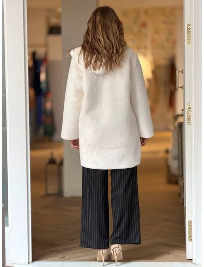 Trench suave ideal blanca