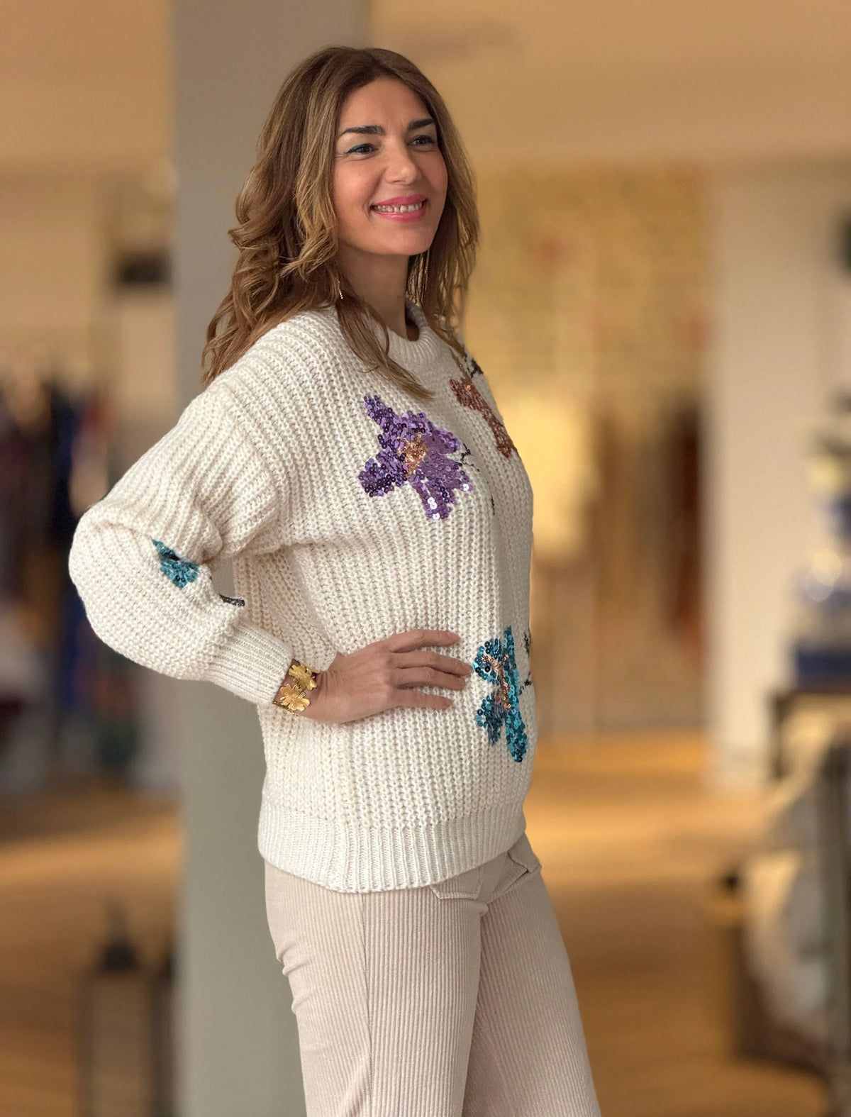 Jersey floral