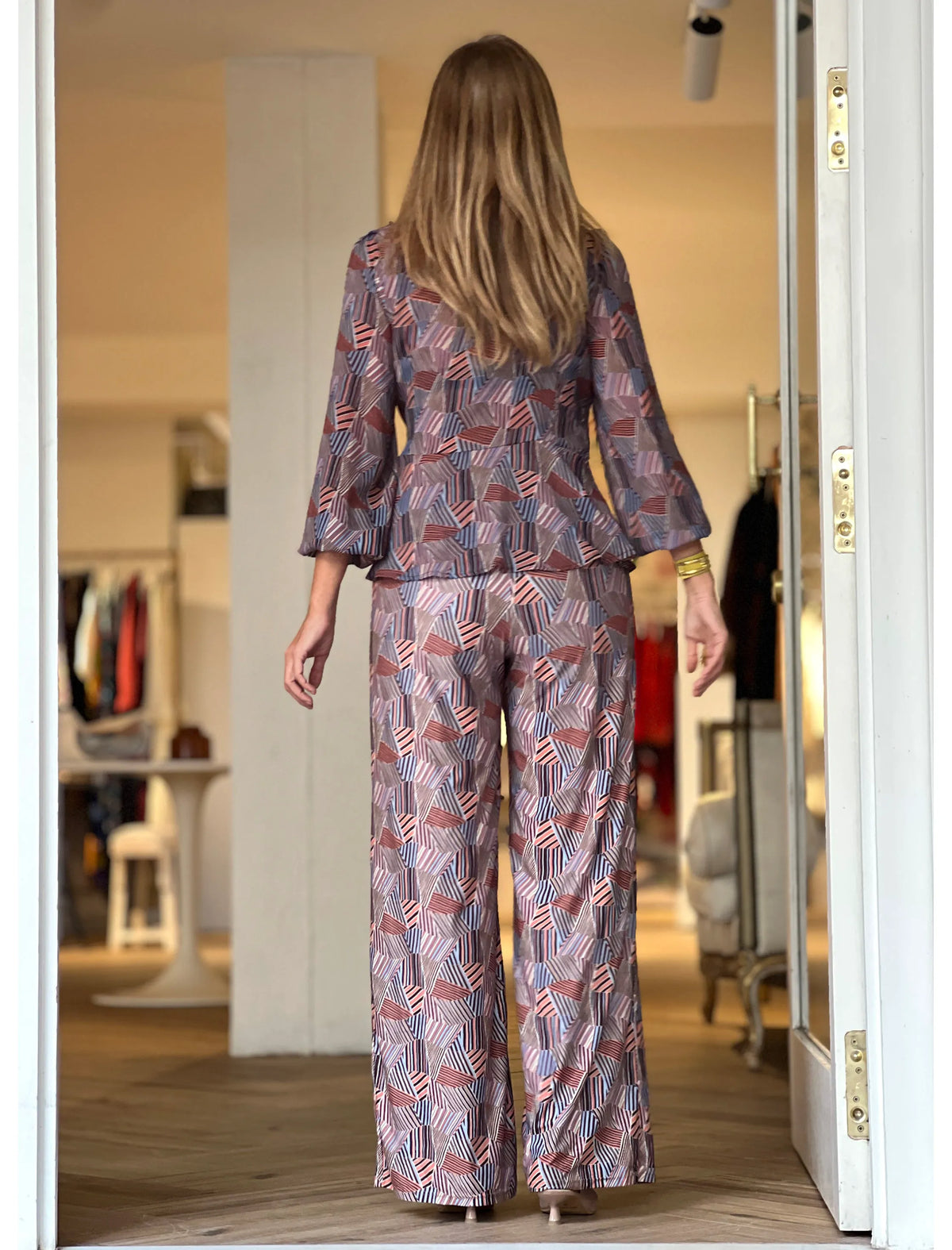 Camisa cruzada fluida chic
