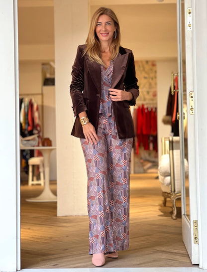 Pantalón de punto elástico chic