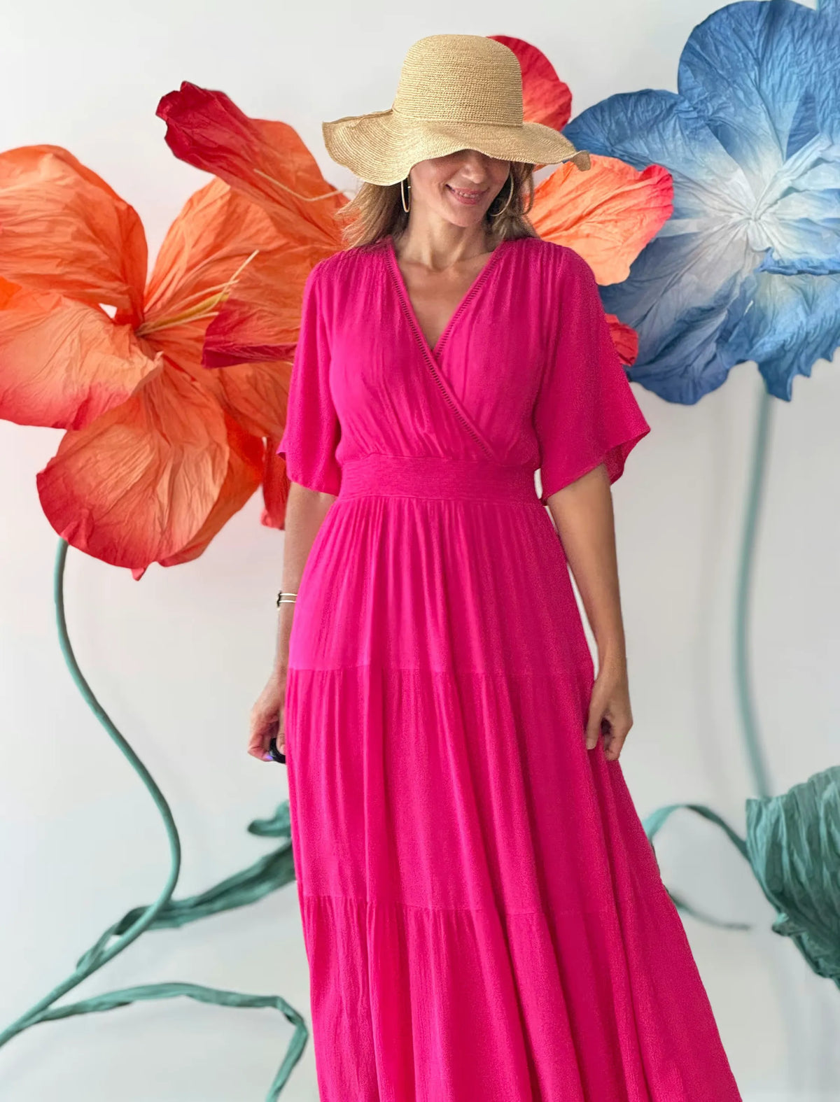 Vestido Fluido Azul Divino