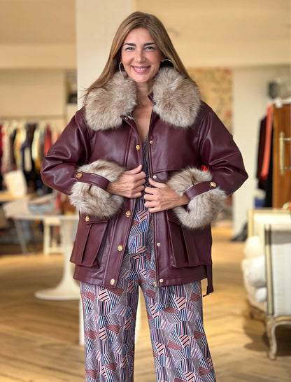 Chaqueta parka maravillosa desmontable