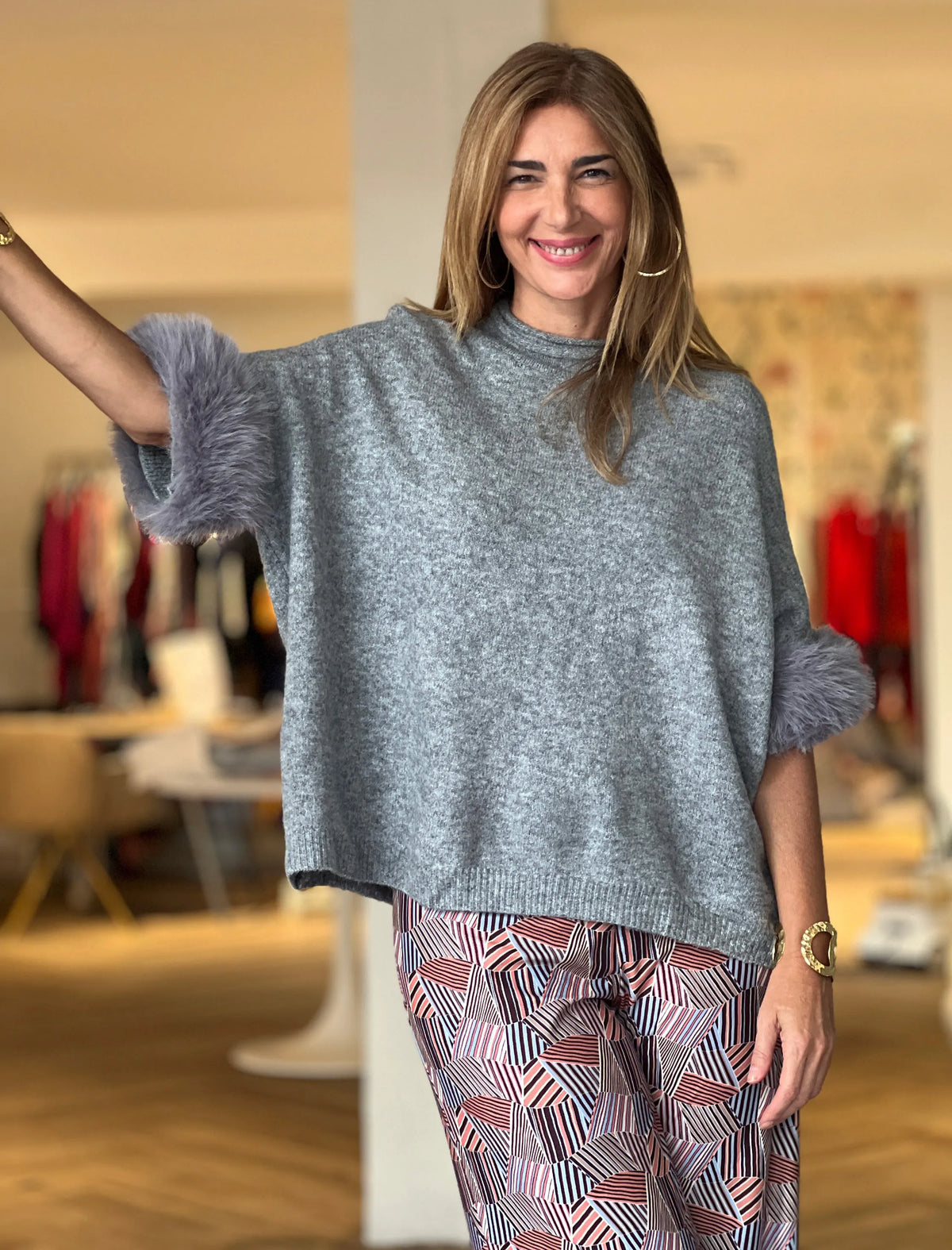 Jersey glamour Gris