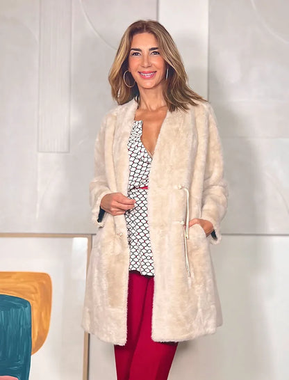 Chaleco cruzado ideal beige
