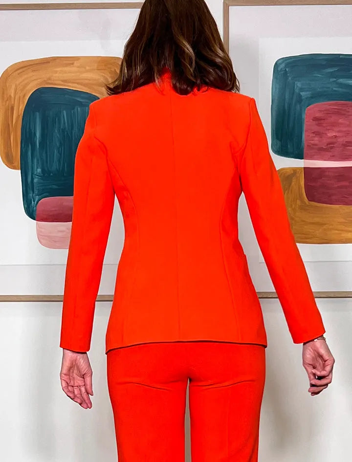 Chaqueta Naranja Blazer Slim