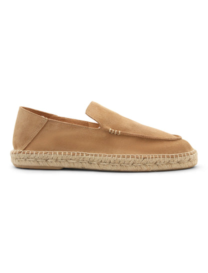 Alpargata de hombre mocasín chic camel